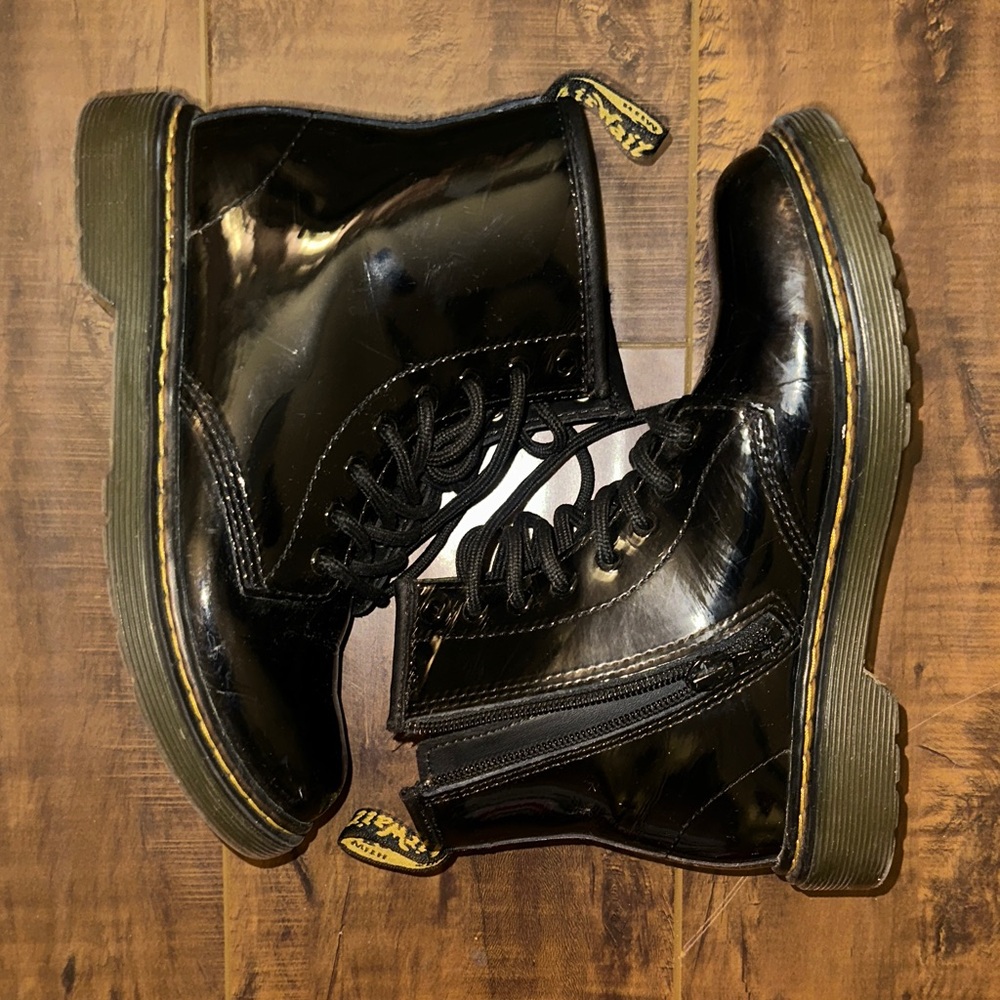 Dr. Martens Kids Black Boots